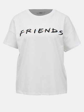 Biele tričko ONLY Friends