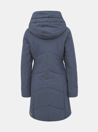 Modrý dámsky zimný kabát Ragwear Gordon Long