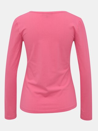 Rúžové basic tričko Yest