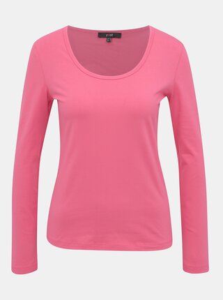 Rúžové basic tričko Yest
