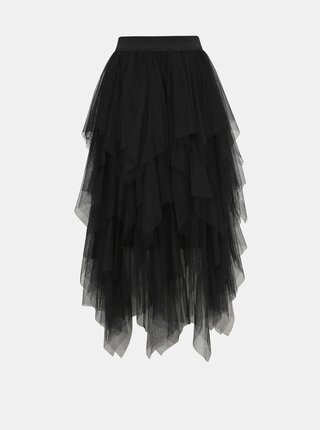 Čierna tylová maxi sukňa Haily´s Tessa