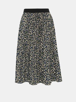 Béžová sukňa s leopardím vzorom Haily´s Amelie
