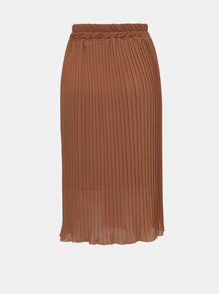 Hnedá plisovaná sukňa Haily´s Anaya