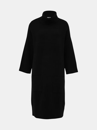 Čierne svetrové šaty Tom Tailor