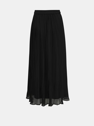 Čierna plisovaná maxi sukňa ONLY Lorena