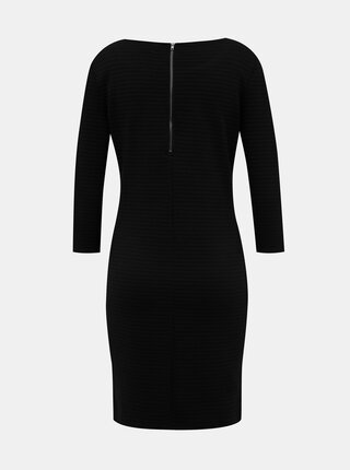 Čierne vzorované šaty Tom Tailor Denim