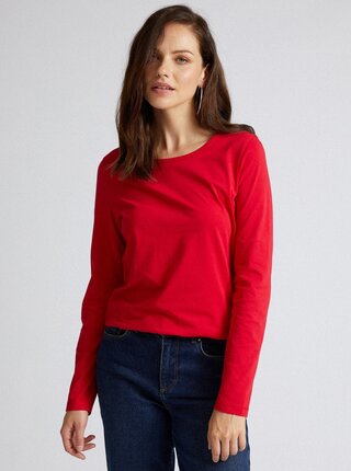 Červené basic tričko Dorothy Perkins