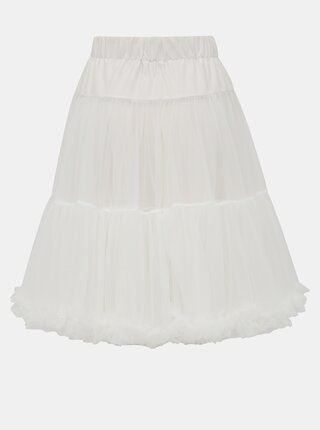 Biela tylová spodnička Dolly & Dotty Petticoat
