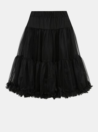 Čierna tylová spodnička Dolly & Dotty Petticoat