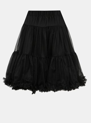 Čierna tylová spodnička Dolly & Dotty Petticoat