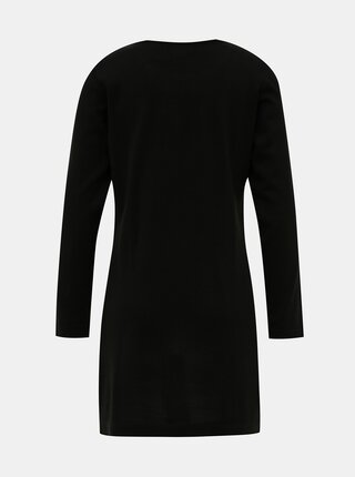 Hnedo-čierne svetrové šaty s leopardím vzorom Blue Seven