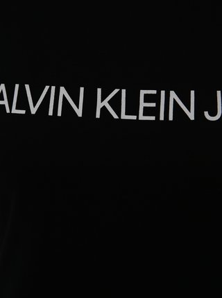 Čierne dámske tričko s potlačou Calvin Klein Jeans