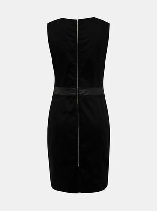 Fialovo-čierne púzdrové šaty s.Oliver