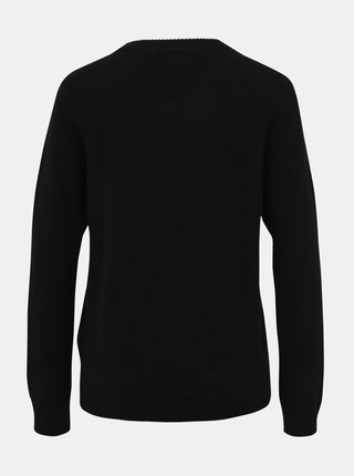 Čierny basic sveter VILA Viril
