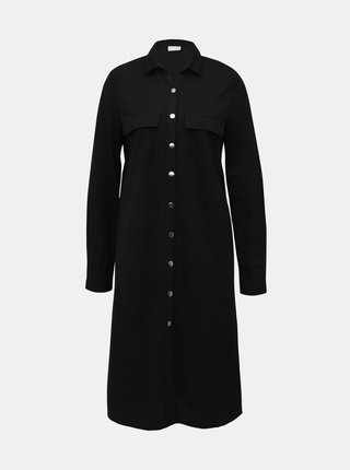 Čierne košeľové šaty VILA Safina