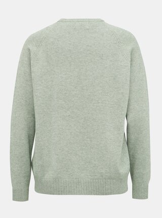 Světle zelený basic svetr ONLY Lesly