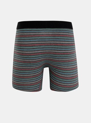 Šedé pruhované boxerky SAXX