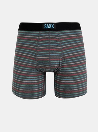 Šedé pruhované boxerky SAXX