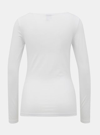 Bílé basic tričko VERO MODA Maxi My