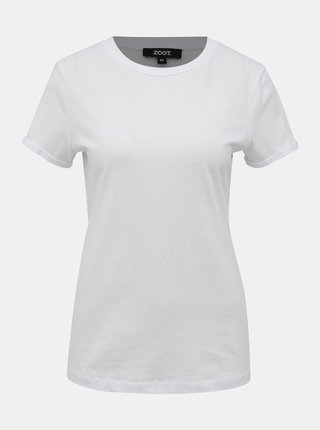 Biele dámske basic tričko ZOOT Camu