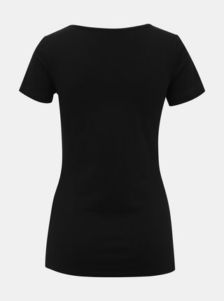 Čierne dámske basic tričko ZOOT Dora