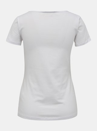 Biele dámske basic tričko ZOOT Dora