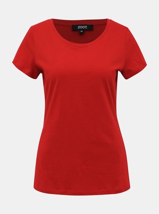 Červené dámske basic tričko ZOOT Dana