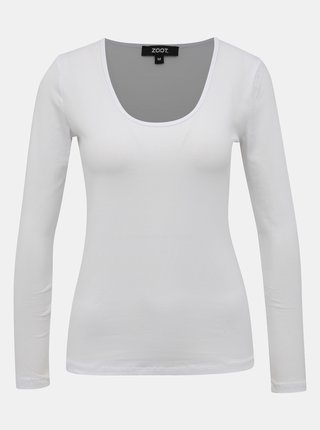 Biele dámske basic tričko ZOOT Jane