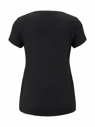 Čierne dámske tričko Tom Tailor Denim