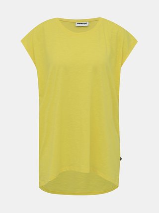 Žlté voľné basic tričko Noisy May Mathilde