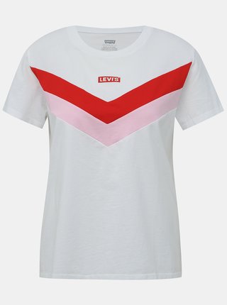 Červeno-biele dámske tričko Levi's®