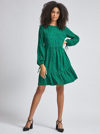 Zelené kvetované šaty Dorothy Perkins
