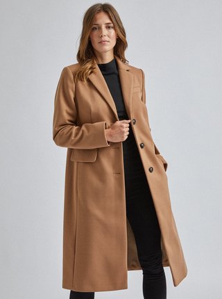 Hnedý kabát Dorothy Perkins