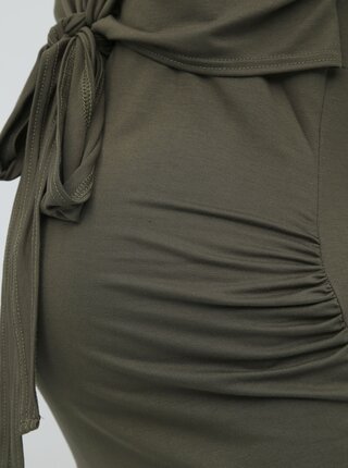 Tmavozelené tehotenské/dojčiace tričko Dorothy Perkins Maternity