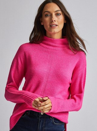 Neonovo ružový sveter Dorothy Perkins