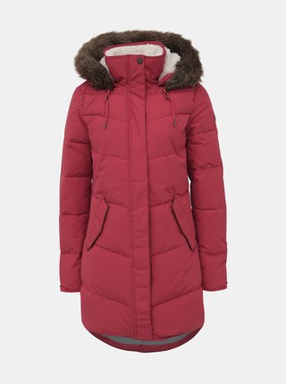 Červený zimný vodeodolný kabát Roxy Ellie