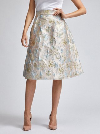 Světle růžová květovaná sukně Dorothy Perkins