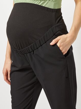 Čierne tehotenské nohavice Dorothy Perkins Maternity