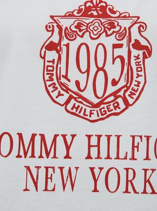 Biele dámske tričko Tommy Hilfiger