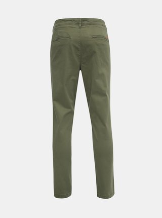 Zelené chino kalhoty Jack & Jones Marco