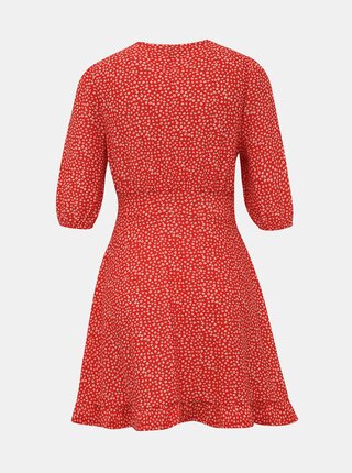 Červené kvetované šaty Miss Selfridge