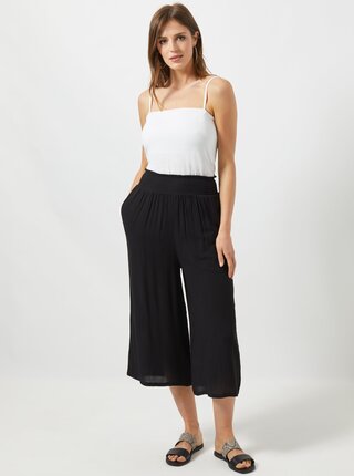 Čierne culottes Dorothy Perkins