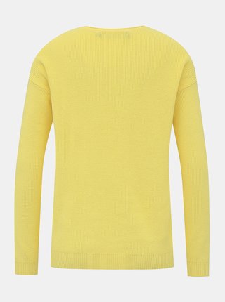 Žltý basic sveter VERO MODA Lexa