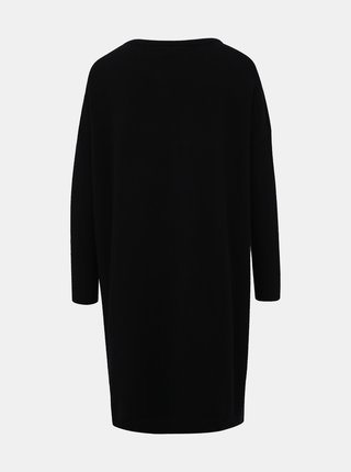 Čierne svetrové šaty VILA Ril