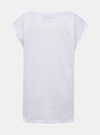 Biele tričko s potlačou Pompea Tamiko