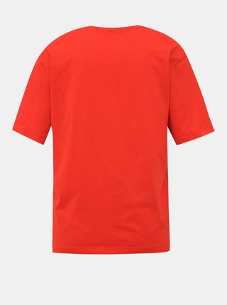 Červené dámske  basic tričko Lacoste