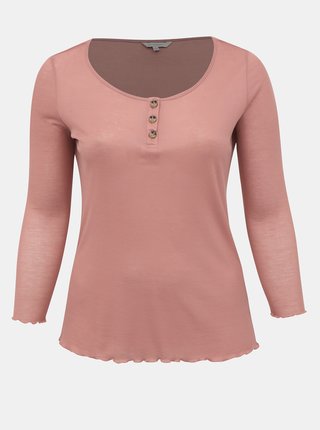 Rúžové tričko ONLY CARMAKOMA Soft