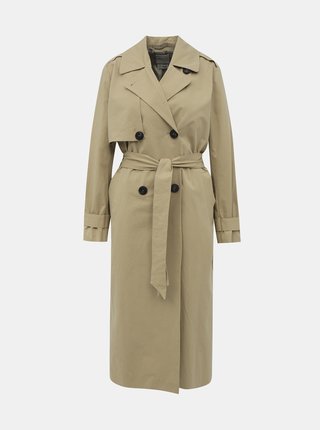 Béžový kabát Selected Femme Weeky