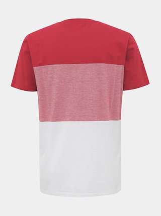 Bielo-červené pánske tričko ZOOT James