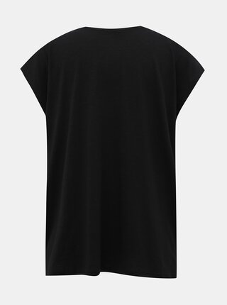 Čierne basic tričko Noisy May Mathilde